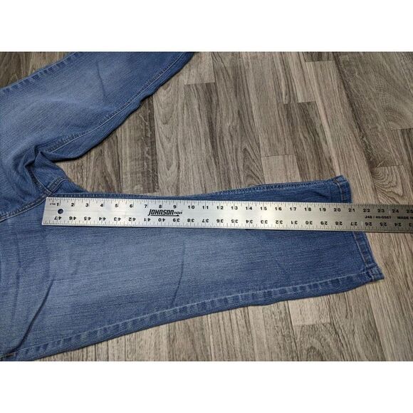 (3/$35) Merona Womens Size 6 R Pockets Fit 1 Cropped Denim Blue Jeans - Picture 9 of 11